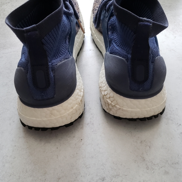 Adidas UltraBOOST X All Terrain Sock Shoes Sneakers Navy Blue SZ 7.5 - Picture 5 of 9